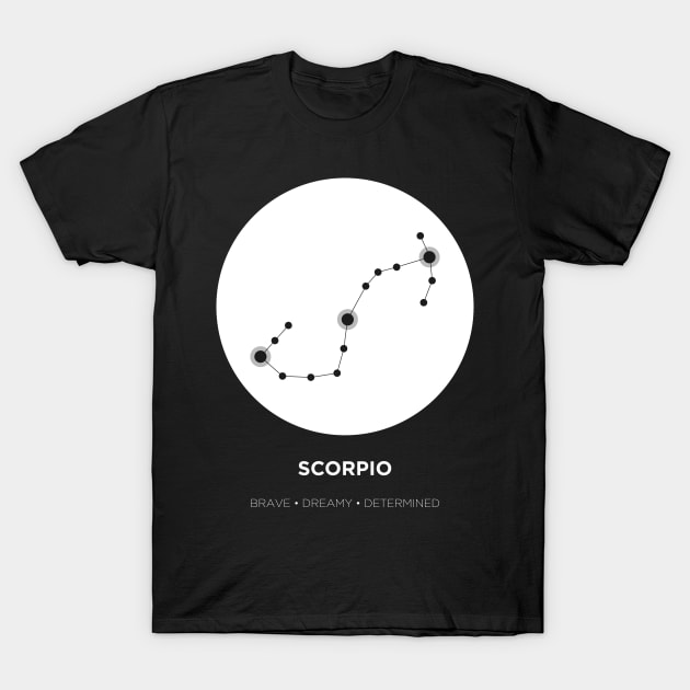 Scorpio  Zodiac T-Shirt by jessycroft